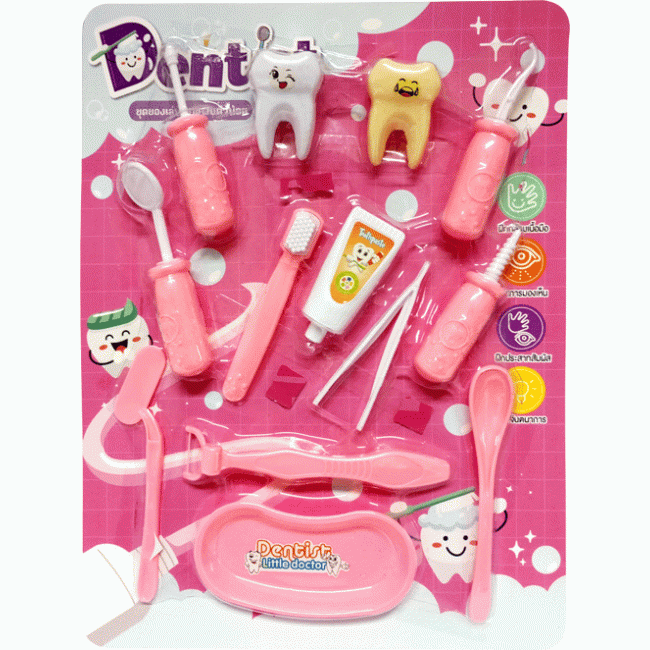 Barbie สนุกกับเกมและภาพระบายสี My Dream Job + ชุดคุณหมอฟันตัวน้อย